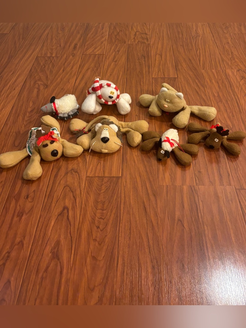 Vintage Hallmark Small Holiday Animal Plushes